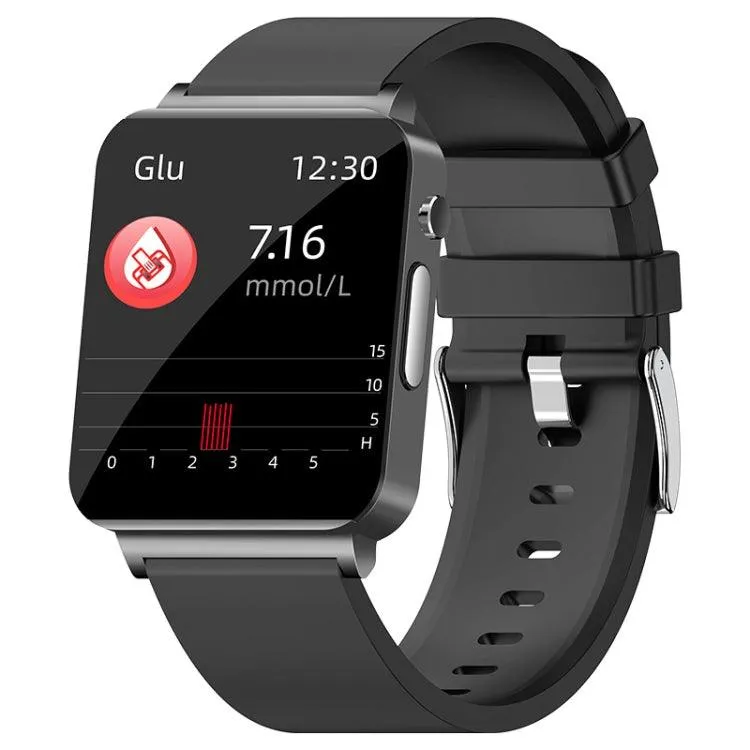 1.72-Inch Color Screen Smart Health Watch with Heart Rate and Blood Pressure Monitoring