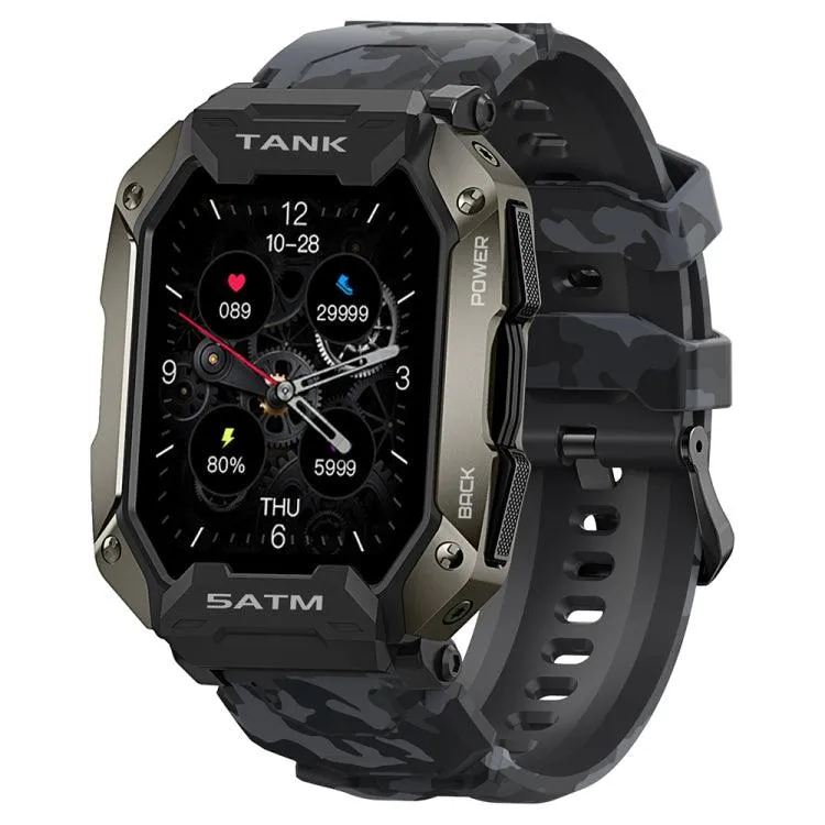 1.72" TFT Screen Smart Watch with Heart Rate and Sleep Monitoring Features