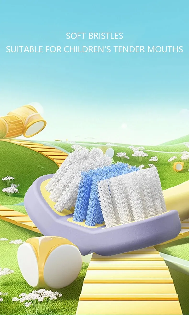 2-pcs Children's Toothbrush-Three-sided Soft Bristle