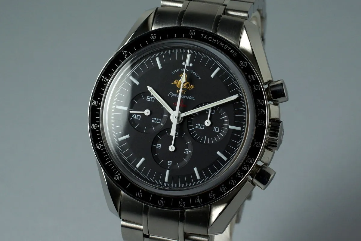 2007 Omega Speedmaster 3113.04.23 50th Anniversary Limited Ed. with Box