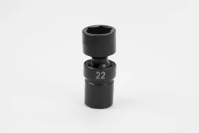 22 mm 1/2" Drive 6 Point Swivel Metric Impact Socket