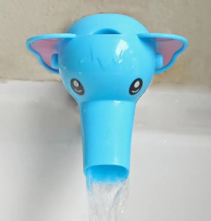 3~6 PCS Animal Faucet Extender for Kids Babies Sink Hand (Elephant Duck Dolphin)