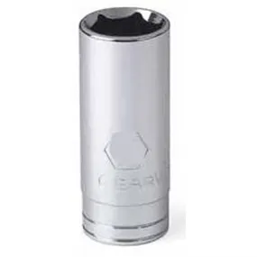 3/8" Drive 6 Point SAE Deep Socket - 1/4"