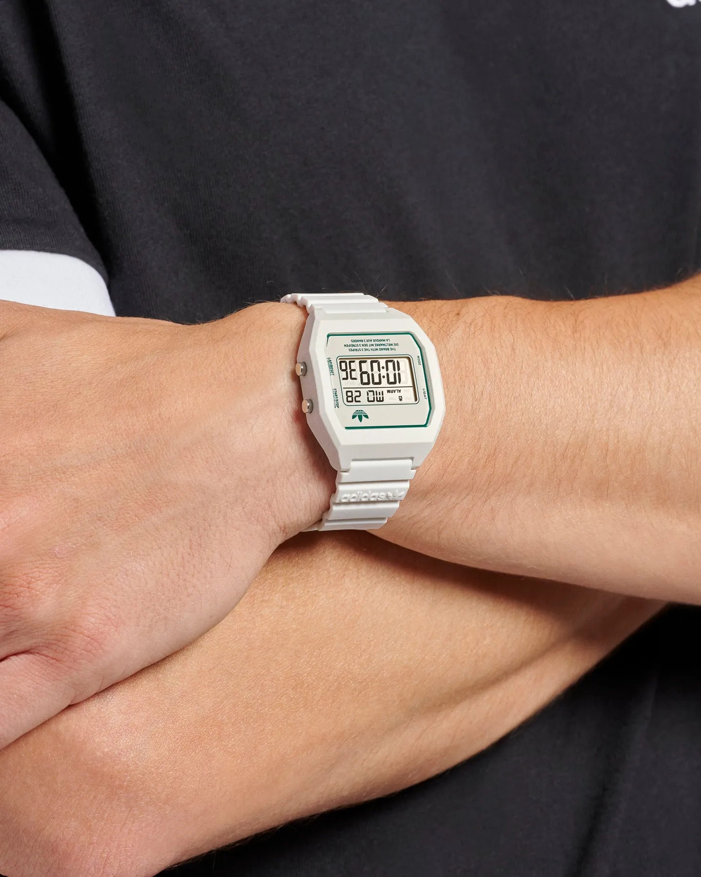 Adidas Digital Two Watch Silver/Green