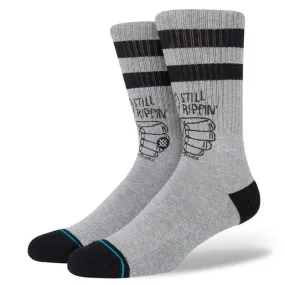 Adult Crew Socks - Still Rippin - Grey