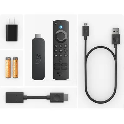 Amazon Fire TV Stick with 4K Ultra HD Streaming Media Player and Alexa Voice Remote (2023)