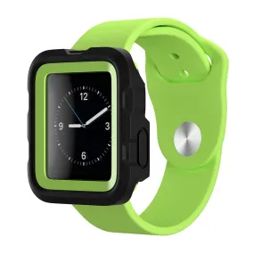 Apple Watch (38mm) Griffin Survivor Tactical Cover - Grøn / Sort