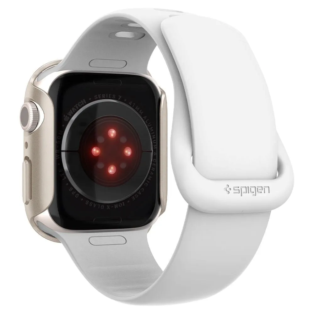 Apple Watch 7/8/9 (41mm) Spigen Thin Fit Cover - Starlight