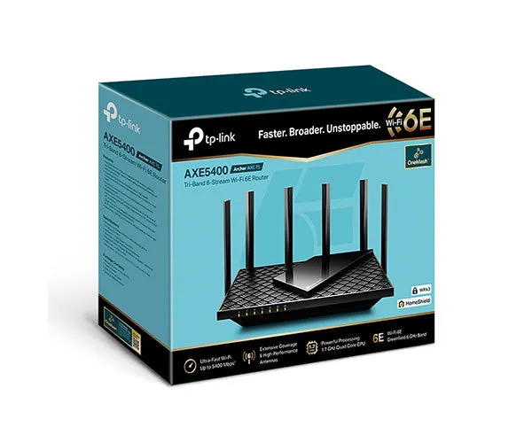 Archer AXE5400 Tri-Band Gigabit Wi-Fi 6E Router