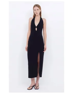 Bec & Bridge - Odeya Halter Dress - Black