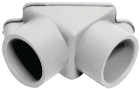 Carlon E990DR-CAR Access Pull Elbow, PVC, Gray :EA: QUANTITY: 1