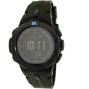 Casio Men's Watch - Pro Trek World Timer Black Case Resin Strap | PRW3100Y-1