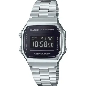 Casio Vintage Collection Digital Watch A168WEM-1VT Silver - Black