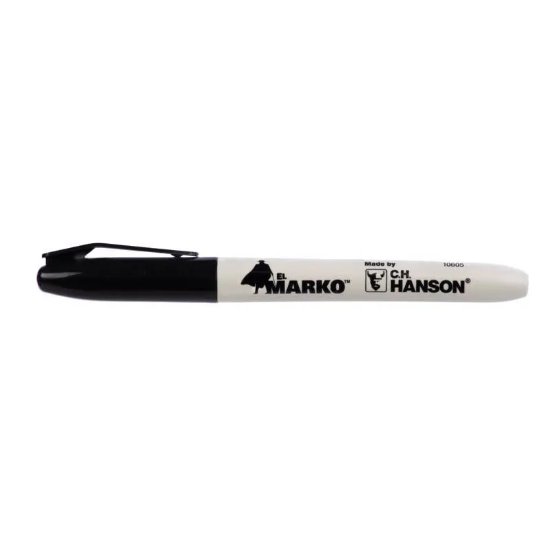 C.H. Hanson Sure Point, CH Hanson Black Medium Tip Permanent Marker 1 pk