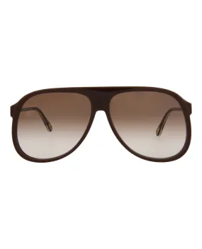 Chloe Aviator-Frame Bio Acetate Sunglasses, style # CH0128S-30013588001