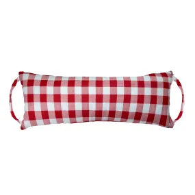 Classic Check Red Rocker Back Extender Headrest Pillow