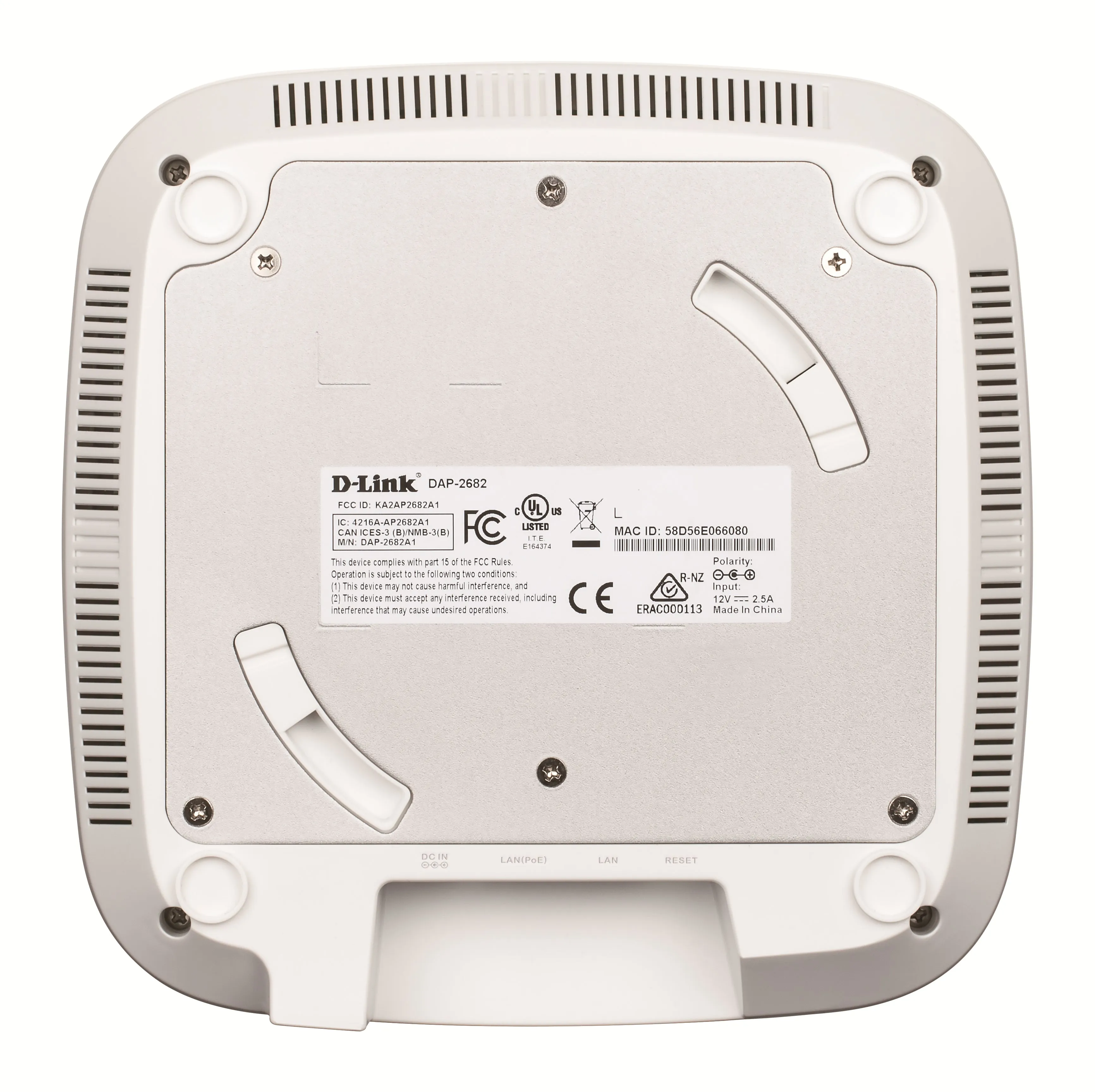 D-Link Nuclias Connect Dap-2682 - Radio Access Point - Wi-Fi 5 - 2.4 Ghz, 5 Ghz - Wall / Ceiling Mountable