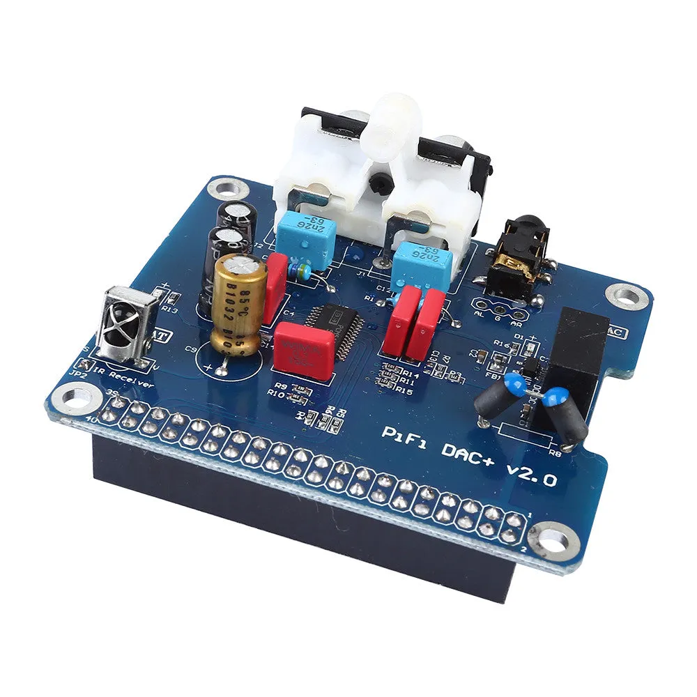 [Discontinued] Hi-Fi DAC Audio Sound Card Module I2S LED interface for Raspberry Pi 3 Pi 2 B 