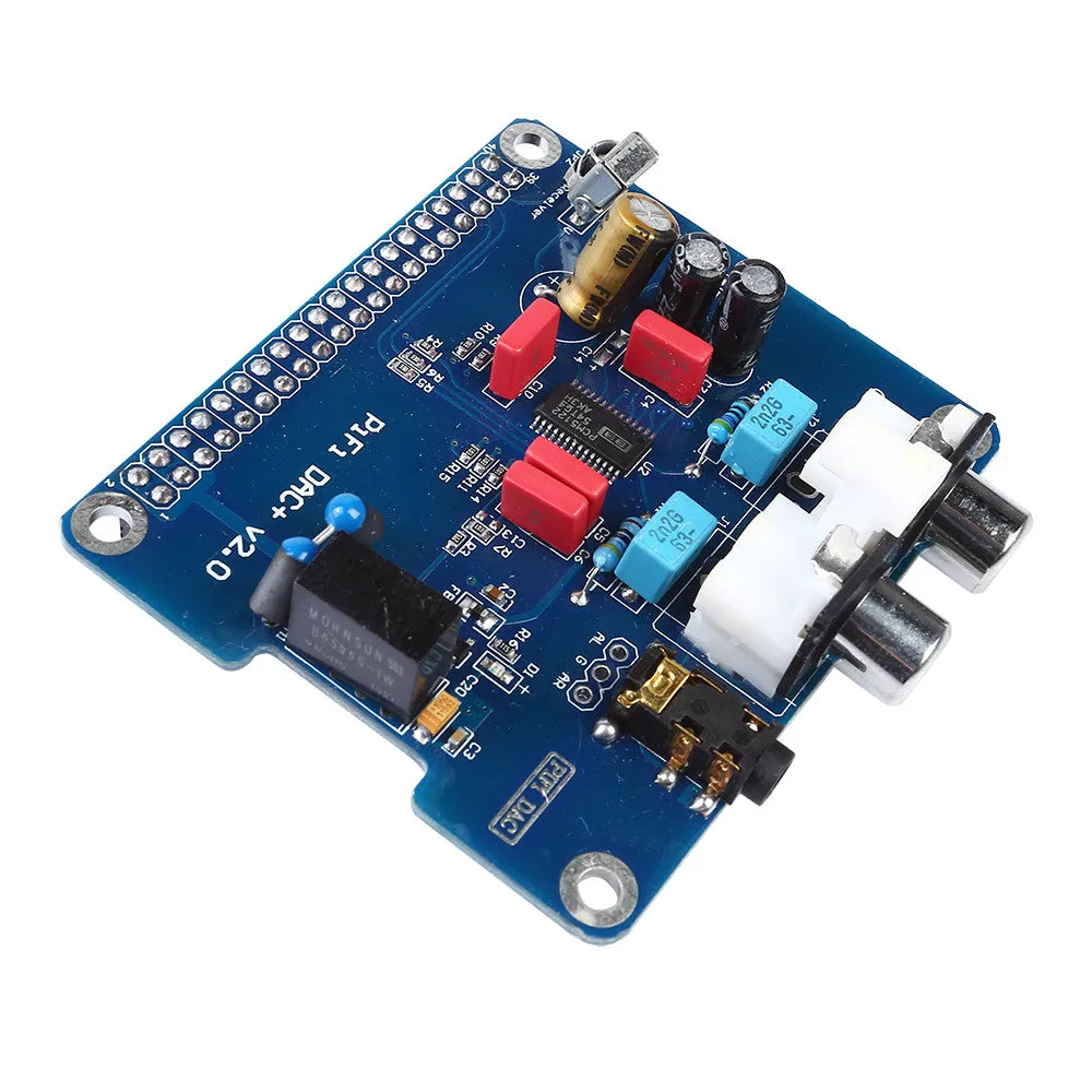 [Discontinued] Hi-Fi DAC Audio Sound Card Module I2S LED interface for Raspberry Pi 3 Pi 2 B 