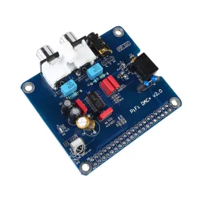 [Discontinued] Hi-Fi DAC Audio Sound Card Module I2S LED interface for Raspberry Pi 3 Pi 2 B 