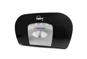 DISPENSER/ Toilet Tissue/ System/ Merfin/ 7" Jumbo, Black