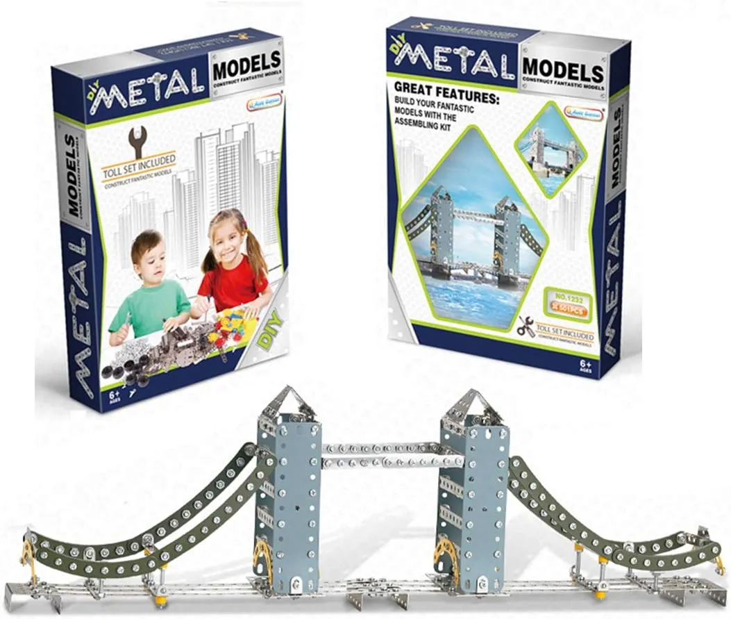 DIY Metal Tower Bridge Building Blocks