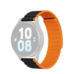 Dux Ducis - Amazfit Balance Magnet Silicone Wristband (joint circumference: 175-235mm) - Black / Orange