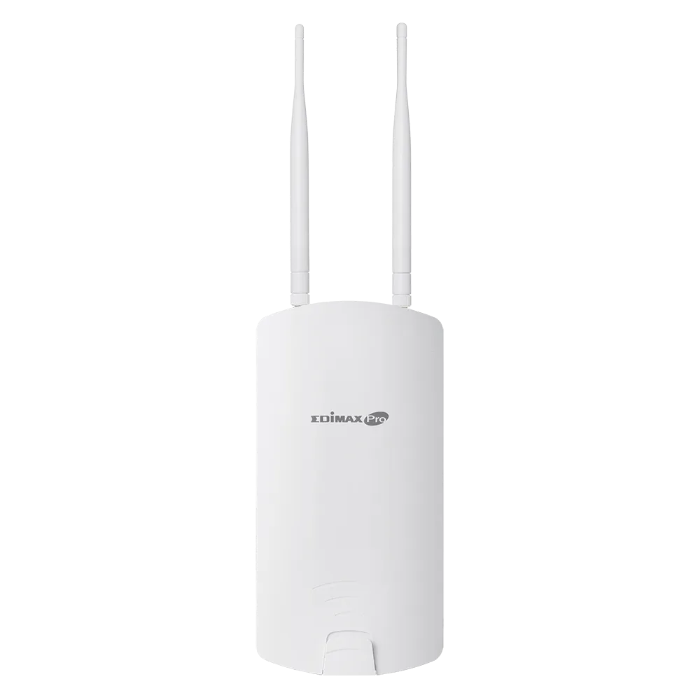 EDIMAX Long Range AC1300 Wave2 MU-MIMO 2T2R Outdoor AP. Power over Ethernet In/Out. IP56 rated weather proof housing. Works with Office 1-2-3 System.