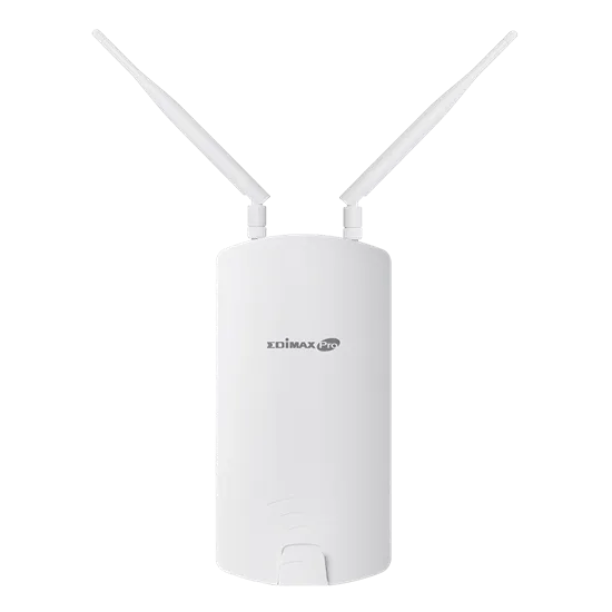 EDIMAX Long Range AC1300 Wave2 MU-MIMO 2T2R Outdoor AP. Power over Ethernet In/Out. IP56 rated weather proof housing. Works with Office 1-2-3 System.