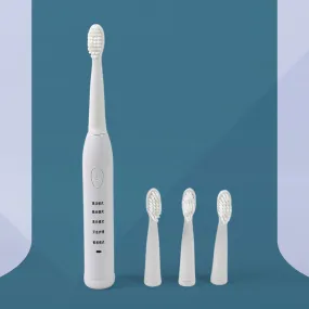 Electric Toothbrush with Extra 3  (1 Pc / USB Operated / USB Cable Included)