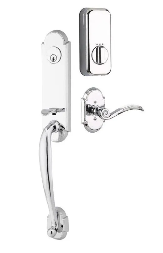 Emtek Single Cylinder Richmond Handleset EMPowered Motorized Smart Lock Upgrade With Arts & Crafts Lever