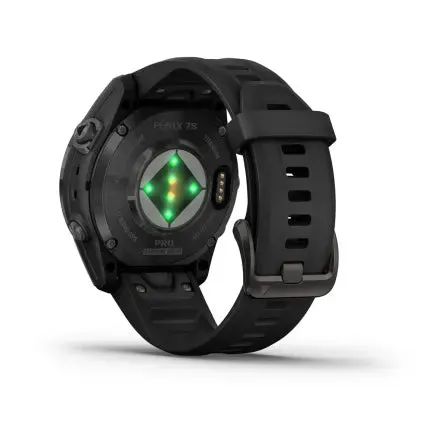 Fenix® 7S Pro – Sapphire Solar Edition - Carbon Gray DLC Titanium with Black Band