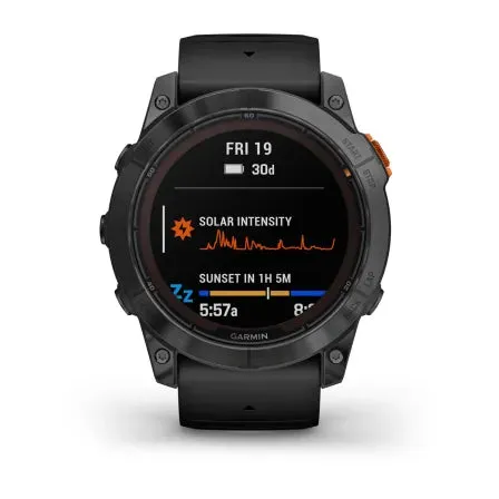 Fenix® 7X Pro – Solar Edition - Slate Gray with Black Band