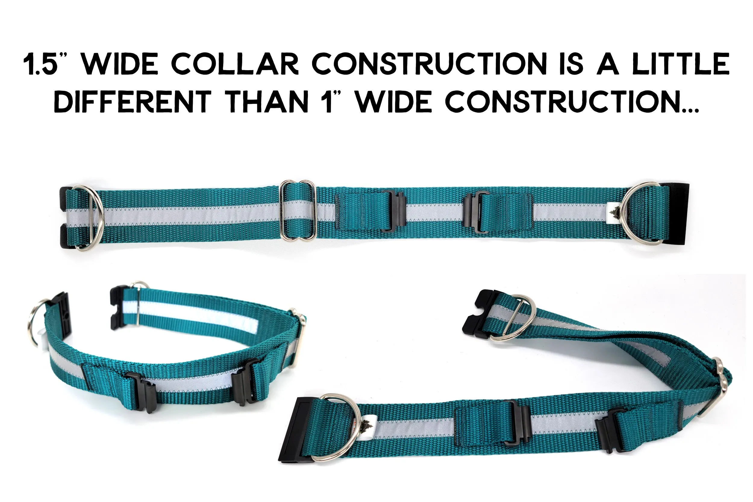 Fi Compatible BREAKAWAY Collars | Solid or Reflective | 20 colors | without buckle | Series 3