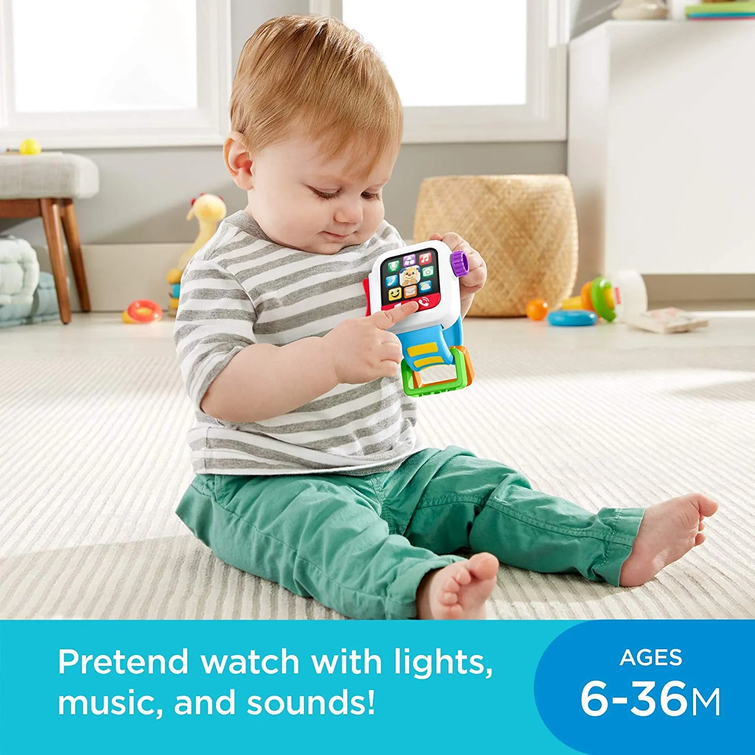 Fisher-Price Laugh & Learn Time to Learn Smartwatch