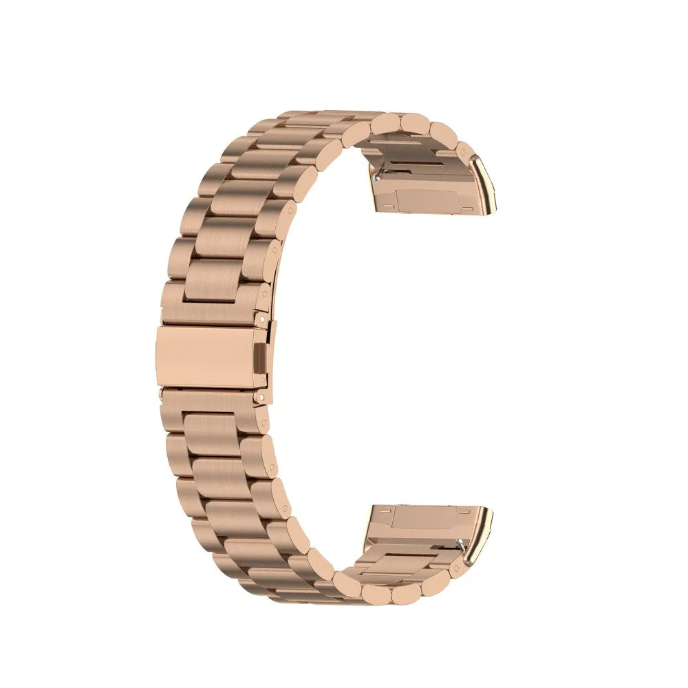 Fitbit Versa 4 / Sense 2 stainless steel bracelet with folding clasp - rose gold