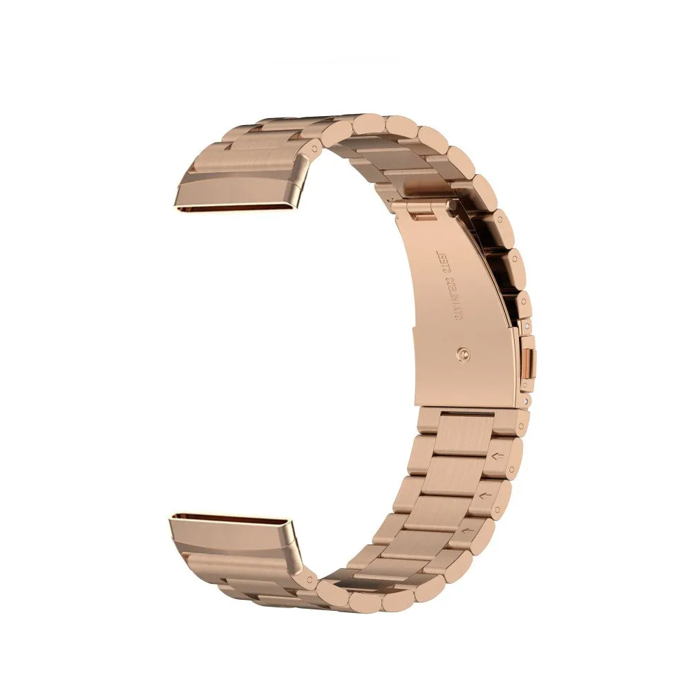 Fitbit Versa 4 / Sense 2 stainless steel bracelet with folding clasp - rose gold