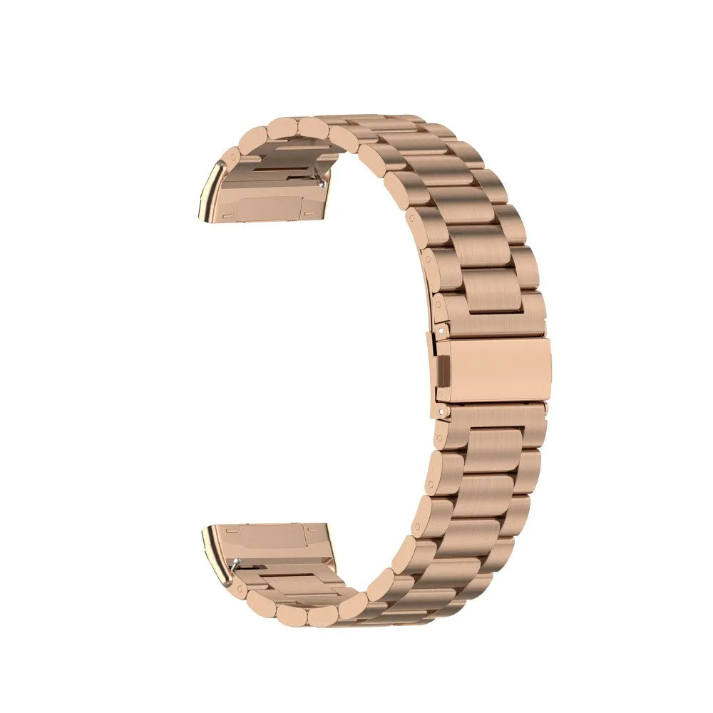 Fitbit Versa 4 / Sense 2 stainless steel bracelet with folding clasp - rose gold