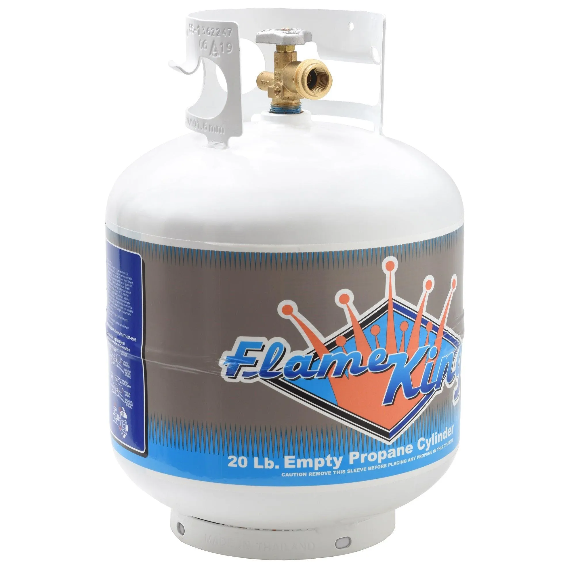 Flame King 20lb Propane Tank LP Cylinder with OPD