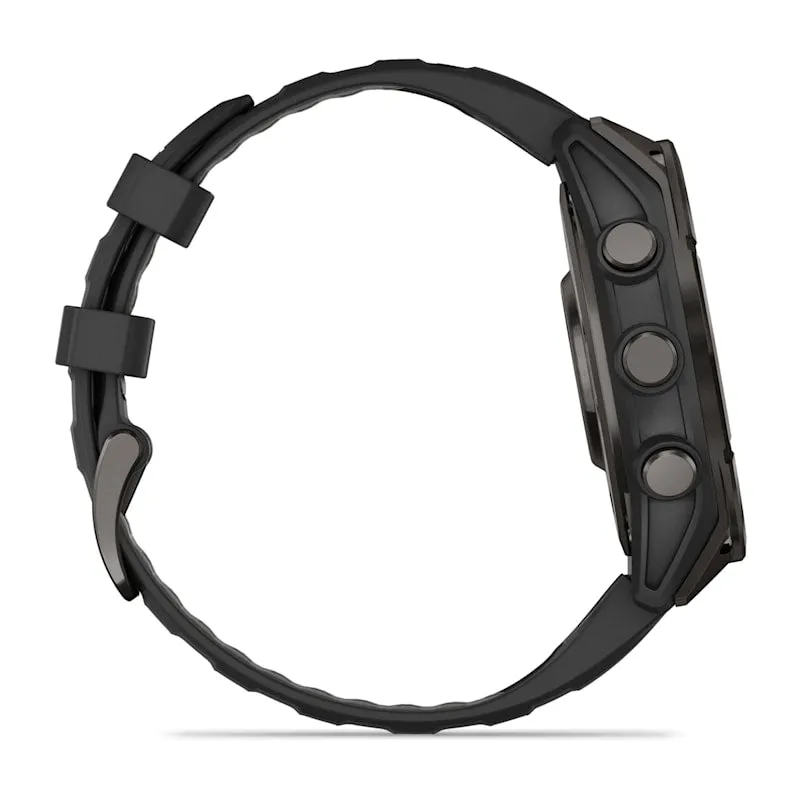 fēnix® 8 – 47 mm | AMOLED - Slate Grey with Black Silicone Band