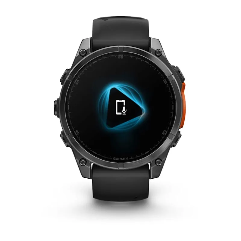 fēnix® 8 – 47 mm | AMOLED - Slate Grey with Black Silicone Band