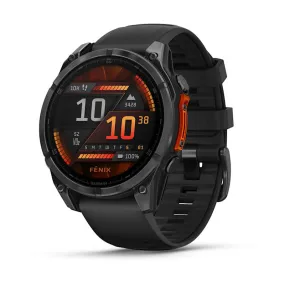 fēnix® 8 – 47 mm | AMOLED - Slate Grey with Black Silicone Band