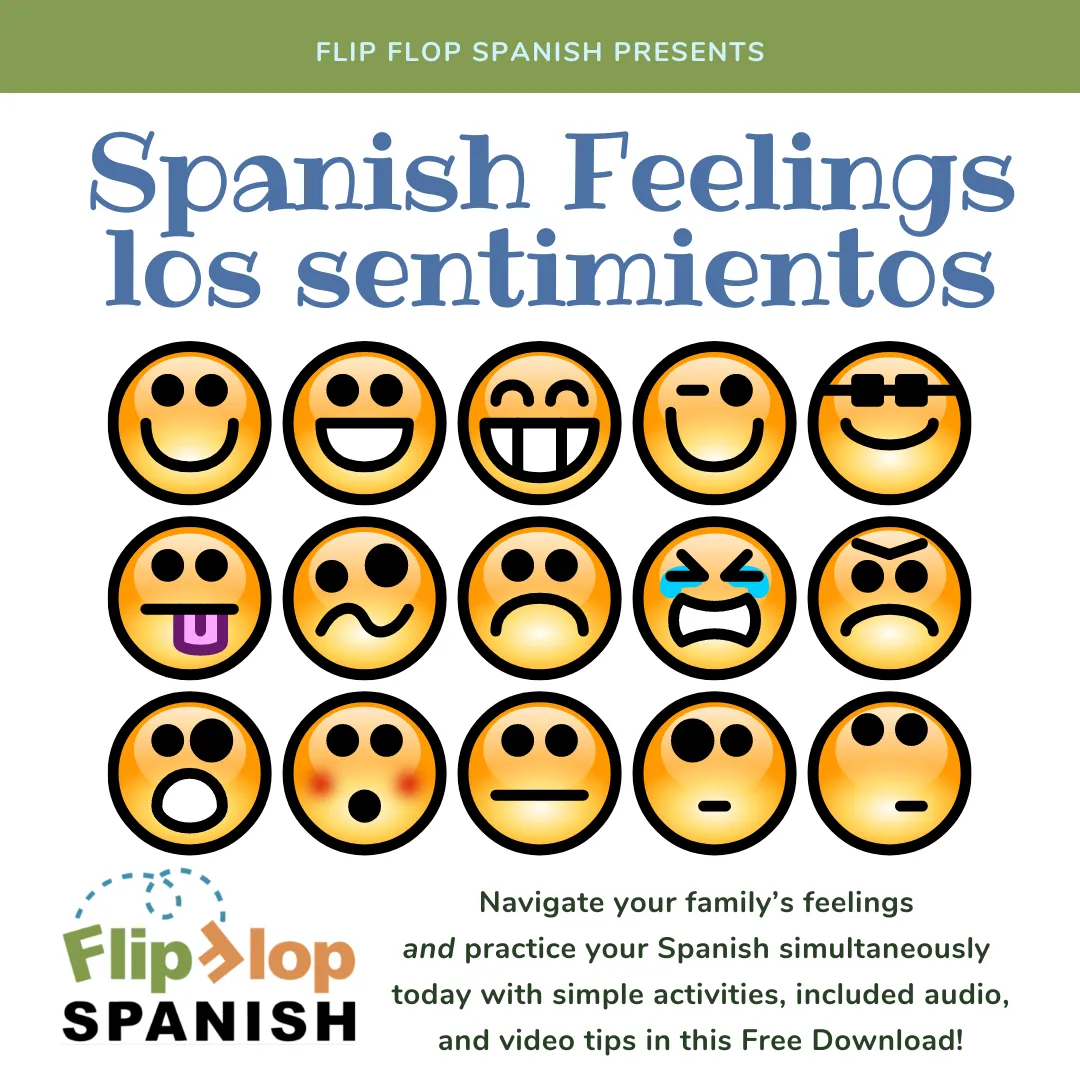 Free Coloring Chart: Los sentimientos - Feelings