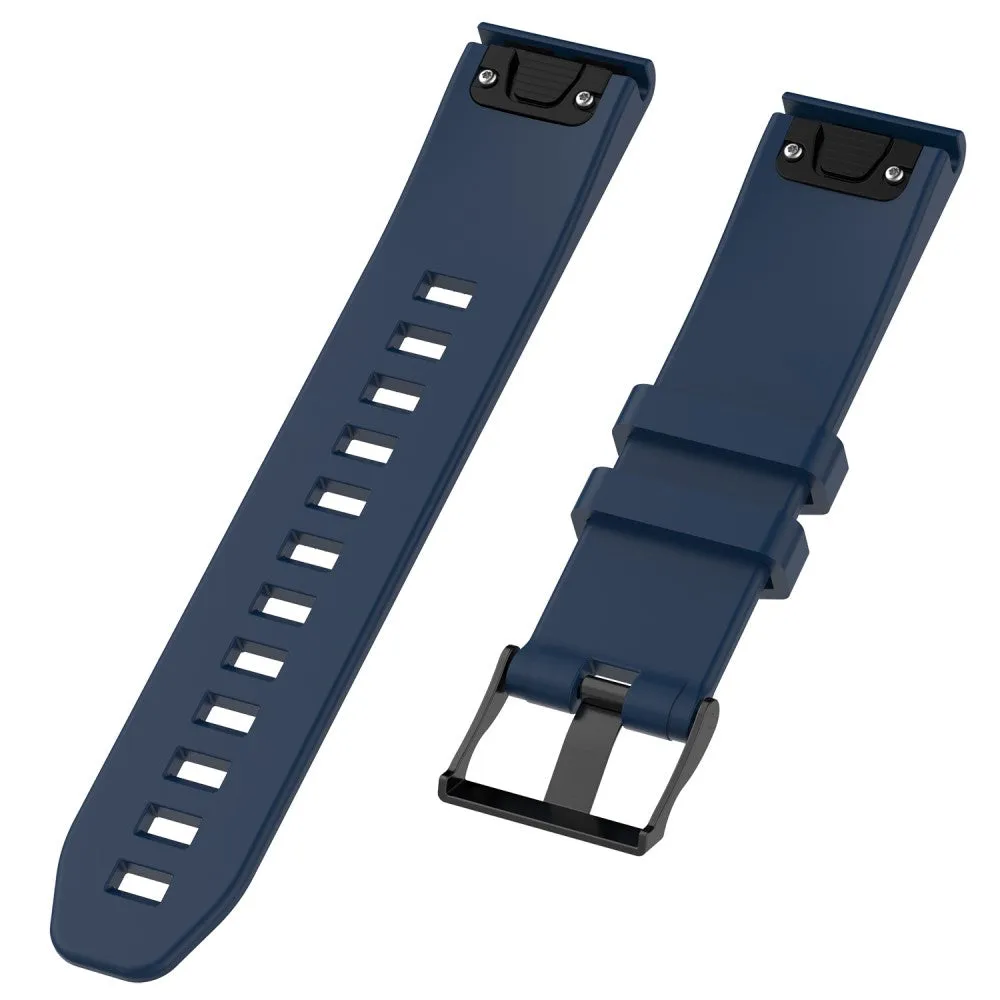 Garmin D2 Delta silicone sports bracelet with 22mm quick release (170-220 mm) - dark blue