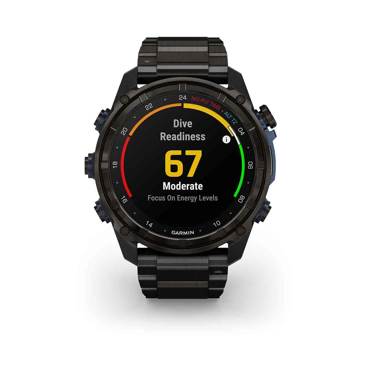 Garmin Descent™ Mk3i Carbon Gray DLC Titanium w/ Titanium Band (51mm Face)