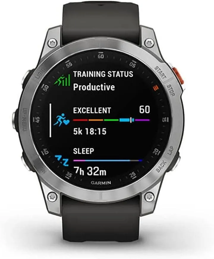 Garmin Epix 2 Silicone Strap Smart Watch - Slate