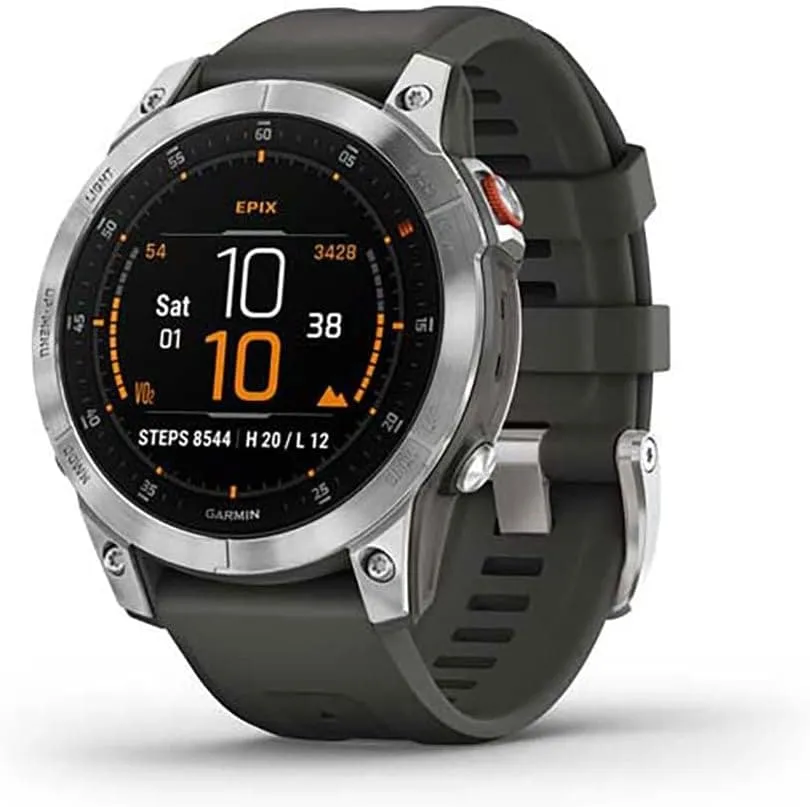 Garmin Epix 2 Silicone Strap Smart Watch - Slate