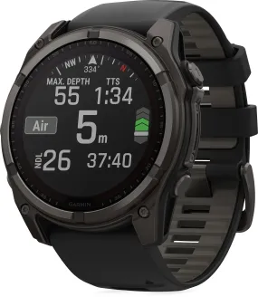 Garmin Fenix 8 Sapphire SOLAR 51mm Multisport Watch - Grey