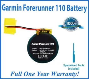 Garmin Forerunner 110 Battery Replacement Kit with Special Installation Tools, Extended Life Battery and Full One Year Warranty