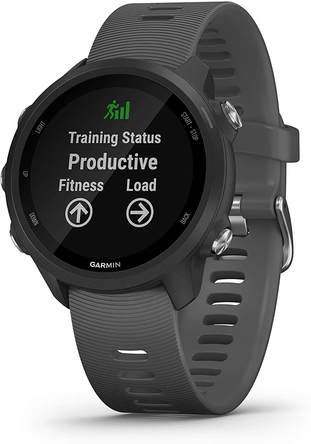 Garmin Forerunner 245 GPS Running Smartwatch (010-02120-00, Khaki/Red/White)